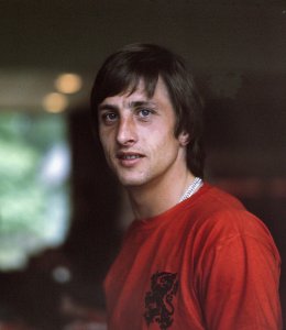 Cruyff with the Netherlands in 1974