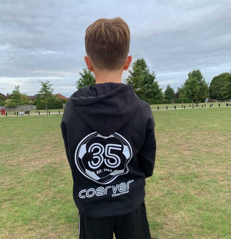 Coerver Kids 35 Year Player Hoody - Image 4