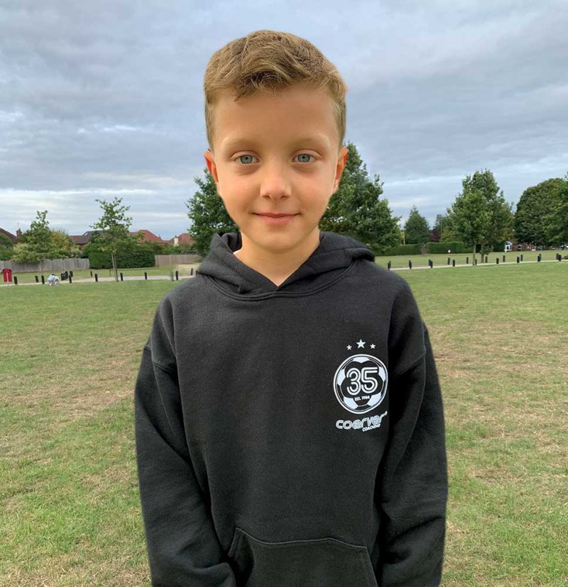 Coerver Kids 35 Year Player Hoody - Image 2