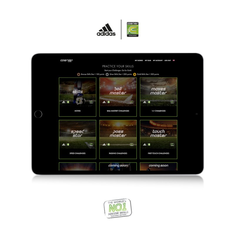 Coerver Players Club Sections